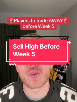 Players to trade AWAY before week 5 of fantasy football #fantasyfootballtips #fantasyfootball #fantasyfootballadvice 