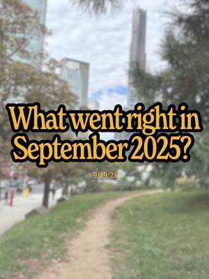 September 2025 is over, but here’s what went right... How’d you make the planet better?