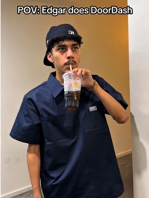 Don’t get Edgar’s to do DoorDash 🙄 @SUPEReeeGO #fyp #kickbackcrew #skits #edgar #doordash 