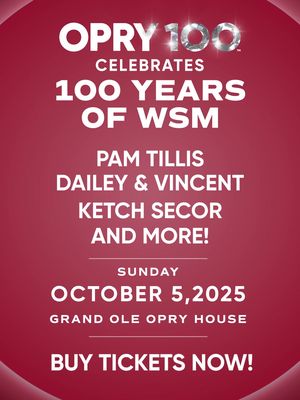 One Night. One Hundred Years. One Legendary Station. 📻📡 Join us Sunday, October 5th as the @Grand Ole Opry celebrates 100 years of WSM - featuring music and memories from the iconic stars and voices that built Music City.  Secure your seats now at opry100.com 🎟️ and tag who you’re bringing below 🎉 ⬇️ 