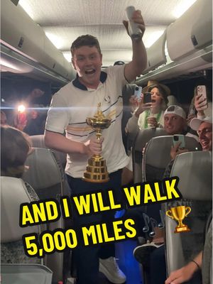 Walking the Ryder Cup back to Oban 🏴󠁧󠁢󠁳󠁣󠁴󠁿 #RyderCup@#TeamEurope #FYP 
