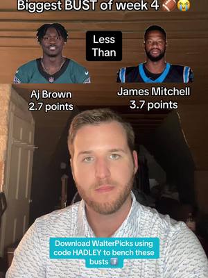 Bro’s becoming a weekly segment 😭✌️ #fyp #nfl #fantasyfootball #ajbrown 