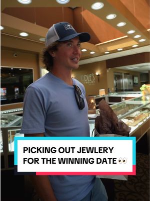 Fingers crossed she likes it 👀 @Riddle’s Jewelry #50Dates50States #jewlery #beauty #dating #women 