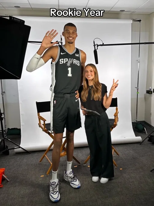 Wemby Year 3 loading💥.. #mediaday #spurs @NBA 