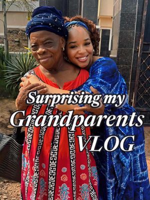 Replying to @𝑀𝑖𝑐ℎ𝑒𝑙𝑙𝑒 ❥ Surprising my grandparents #BTS vlog!😍 Should i make more vlogs like these? #igbo #nigeria #culture #family 