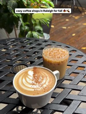Cute and cozy coffee shops in Raleigh, NC ☕️ 🍁🍂 Pine State The Optimist Little Native #raleigh #raleighnc #northcarolina #nc #RaleighEats 