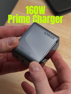 New prime just for you.  ⚡ Anker Prime Charger⚡  ✅ 160W  ✅ 3-Port USB-C  ✅ GaN Charger Block  ✅ Compact, Travel Friendly ✅ Smart Touch Display   ⚡ One charger that is 70% smaller to replace three, so you can charge your MacBook Pro, iPhone, and iPad Pro in the same time. #anker #ankerprime #fastcharging