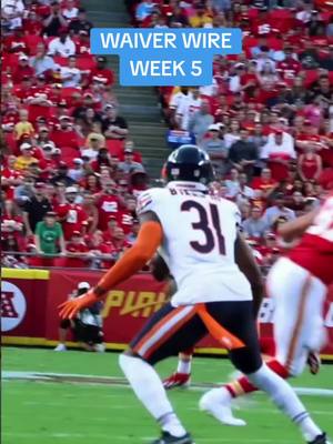Week 5 Waiver Targets - Who TF is Zavier Scott? #fantasyfootball #waivers #nfl 