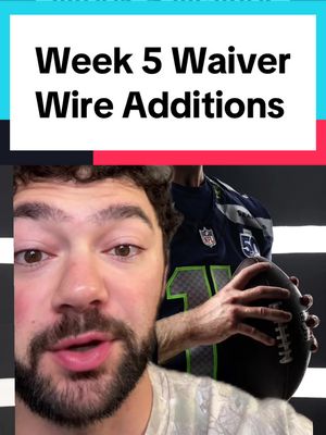Your BEST Options for Week 5 Waiver Wire Fantasy Football Additions 📈📈📈 #nfl #football #fyp #fantasyfootball #fantasyfootballtips  