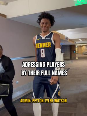 Formal greetings only 🫡 #NBA #denvernuggets 