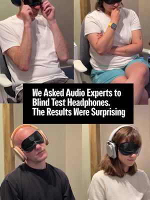 What makes a really great pair of headphones? The basic answer used to be sound quality, but modern headphones offer so much more than just audio chops. Think premium designs in on-trend colorways, active noise cancellation (ANC), wireless connectivity, multiple microphones for crystal clear calling, and voice assistant support—not to mention travel–friendly, foldable designs and huge batteries for long-haul convenience. There are even customisable smartphone apps offering minute control over your cans' EQ and operation, and low-latency modes for smoother gaming and videos. But what happens if you remove the aesthetics, the hi-tech features and brand preconceptions, and just listen to them? Armed with a blindfold and six of the most popular pairs of over-ear headphones available, WIRED commandeered a recording studio in East London to find out.