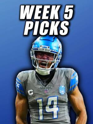 Week 5 Picks 🏈🔥 Follow me for daily content like this!🏈 For entertainment only, not financial advice. Nothing is guaranteed. I earn from signups. Transformed clips used under fair use; rights remain with original owners. #nfl #week5 #football #fyp #foryou 