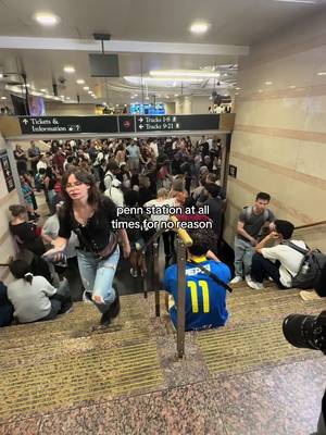 welcome to hell on earth😭😭  #nyc #Lifestyle #pennstation #fyp #viral 