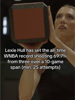An all-time record for one of the most elite shooters in the world. Lexie Hull’s 10 game span in 2024 helped her set the all-time WNBA record shooting 69.7% from three over a 10-game span (min. 25 attempts) #lexiehull #WNBA #indianafever #basketballtraining #basketballshooting 