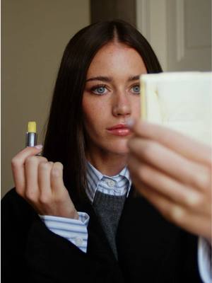 Get ready with Olivia Neill for the Prada SS26 Womenswear show in Milan.  #Prada #PradaBeauty #PradaMakeup #PradaSkincare #PradaFragrances 