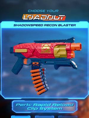 💨 RAPID RELOAD 🎯 RAHHHH   Check out the Nerf Loadout ShadowspeedRecon blaster 👀