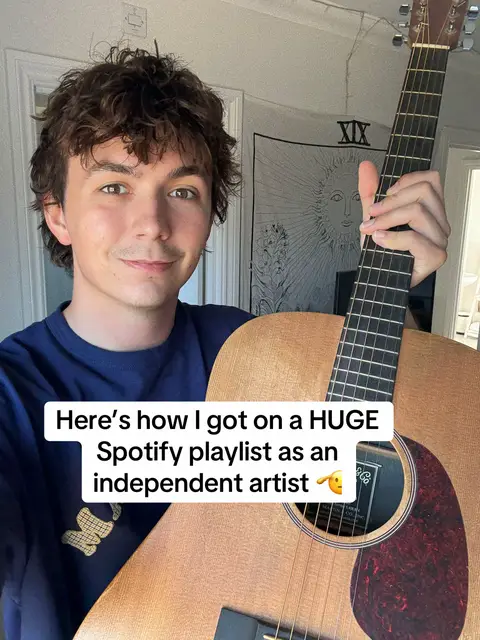 Still have to pinch myself. Spotify playlists are hard to get onto, but not impossible, and this proves it 🤝 A song with a hook, a strong pitch, and a bit of luck and a song can change your life, even in a small way. I had a couple of other Spotify playlist adds after this one too!  Just grateful for the fact I’ve been using @DistroKid for the past 10 years so that I didn’t lose hundreds!! They literally helped me afford the studio 🥰 #guitartok #indiemusician #spotifyplaylist #musicindustry #musiciansoftiktok 