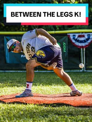 BETWEEN THE LEGS STRIKEOUT 🤯🤯🤯🤯🤯  Dallas Allen is crazy. #mlw #wiffle #baseball #wiffleball #majorleaguewiffle
