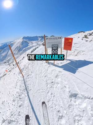 Was it worth it? Couldn’t leave here without skiing these chutes. I definitely can’t charge them like I would to, but it was still super fun sliding my way down and enjoying them a different way. Unfortunately the fresh snow was mostly scrapped off by the time I was ready to give these a go but it was still somewhat soft. #ski #skiing #remarkables #newzealand 