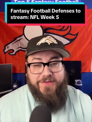 Top 5 Fantasy Football defenses to stream in NFL Week 5 #acshear #fantasyfootballtips #fantasyfootballdefenses #fantasyfootballadvice #walterpicks 