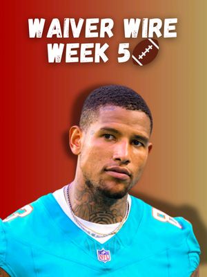Fantasy Football Waiver Wire Week 5 #nflcontent #fantasyfootball #fantasyfootballrankings #waiverwire #fantasyfootballadvice  Fantasy Football Rankings Fantasy Football Waiver Wire