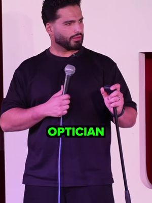 Why do opticians do that?
