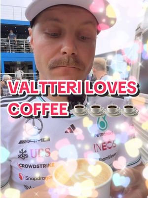 The coffee KING ☕ #f1 #formula1 #mercedesamgf1 #valtteribottas #internationalcoffeeday 