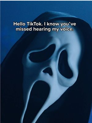 I know you’ve missed hearing my voice on @TikTok. #Scream7 coming to theatres February 27, 2026 #Halloween