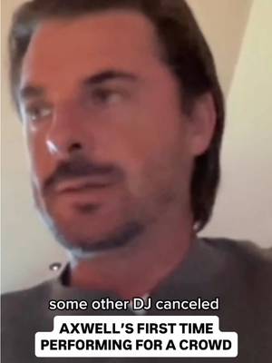 AXWELL | His first time performing for a crowd #AD30 (search America’s Dance 30 on YouTube or wherever u get your podcasts for the full chat w @axwell) #fyp #brianfink #axwell #shm   