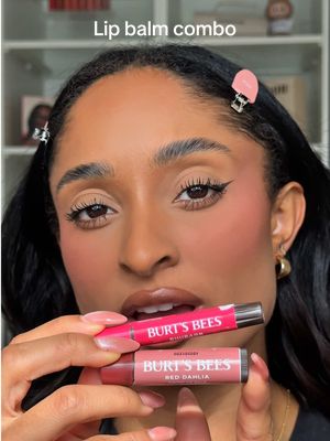 @chisom really had me running to try this @Burt’s Bees UK lip combo and ngl... she was so right! Available at @Boots UK  ad #burtsbees #lipcombo #lipbalm