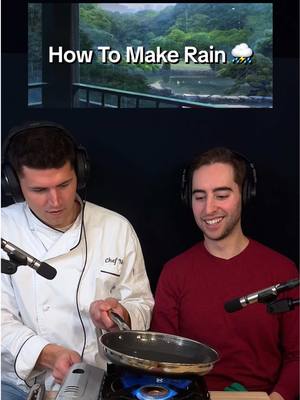 Cooking up rain sounds! Chef Nick joins me again to explore one of my favorite sounds — the sound of rain! Anime rain is so relaxing #soundeffects #food #steak #music #ghibli 