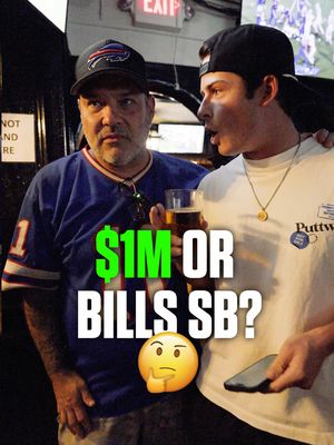 BRO TURNED DOWN $1M FOR A BILLS SUPER BOWL 😅 #bills #nfl #football 