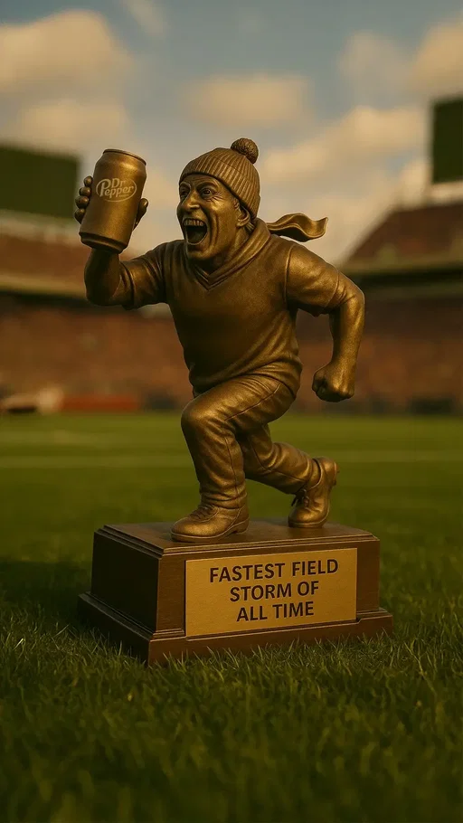 Looks like this trophy’s found a permanent home in Virginia