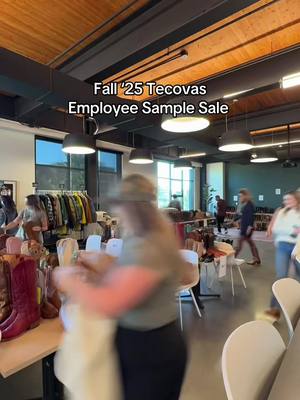 Tecovas HQ sample sale was a success.