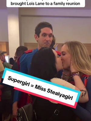 Supergirl hit the red sun too hard this time  #dragoncon #supergirl #supergirlcosplay #superman2025 #lookout 