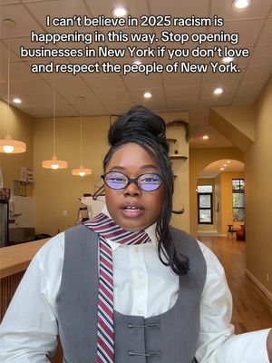 This is ridiculous that in 2025 we have this type of behavior happening in New York and in Brooklyn of all places 😩 like why open up a cafè just to treat people differently and make drinks differently based on race 😩 it’s giving weird, it’s giving you shouldn’t have a business and shame on you!!!! Our cafè is in Williamsburg as well and we love and respect everyone that comes because we created this space through love and love is that we will continuely put out.  Sigh….😔 I saw the girls video and my heart was broken, and I’m so sorry that you were treated differently and even after they made you a new drink it still wasn’t good, they are losers and if you’re ever in Williamsburg again we’re here @Sweet Fire Brooklyn 🖤 #blackownedbusiness #williamsburg #coffeeshop #racism #blackowned 