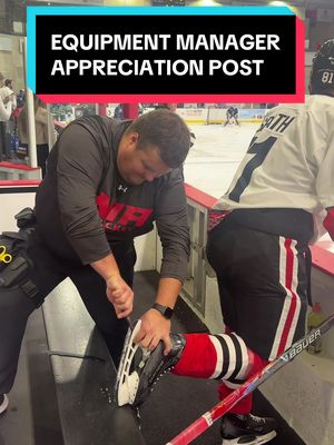 Equipment manager appreciation post 🫶 #hockeytiktoks #OHL #NiagaraIceDogs 