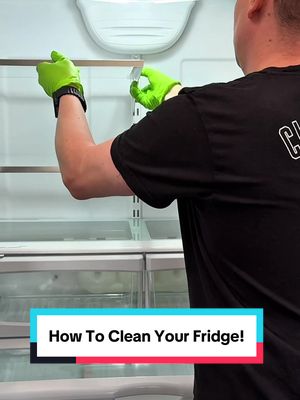 The best way to clean your refrigerator! 