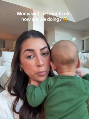 How we doing moms 🤣🫩 #4monthspostartum #4montholdbaby 