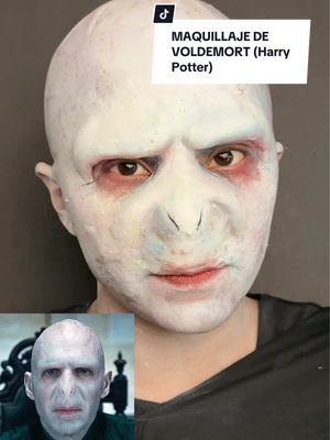 MAQUILLAJE DE LORD VOLDEMORT⚡️😳 Michmoon Halloween Día 1 #Halloween #HarryPotter #LordVoldemort #makeup #Fantasy 