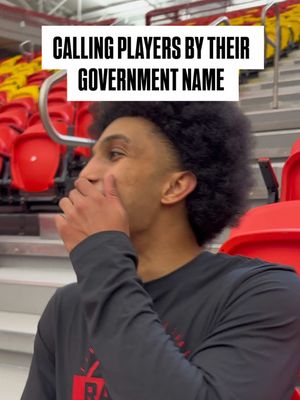 Calling players by their government names 😂 #Raptors #NBA
