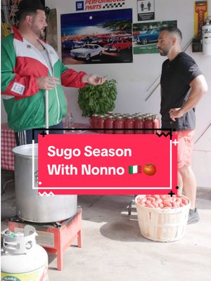 Be 3 hours early or go get more lids 😂🤌🏼 .@The Young Nonno  . #italiancomedy #sugoseason #sugo #tomatosauce #italianheritage   