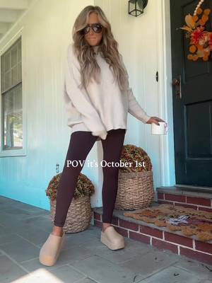 Definitely breaking out the oversized sweaters!!! Happy October!  #amazonfashion #comfystyle #fallfashion #fallstyle #momoutfit