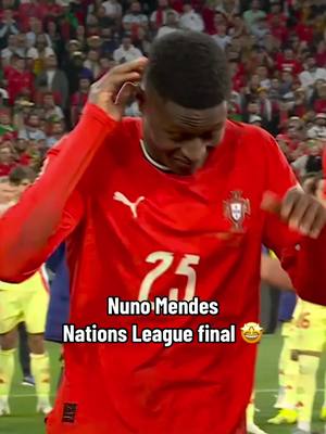 A final performance for the ages 👏 #NunoMendes #Portugal #NationsLeague 