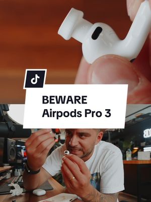 Apple AirPods Pro 3 Beware!!! People are breaking their ear foam tips so becareful with how you decide to take them off!! Its important you treat these as clips. If you break a pair you’ll have to buy the entire tip setup again just to get a specific size. #Tech #techtok #apple #airpods #iphone 