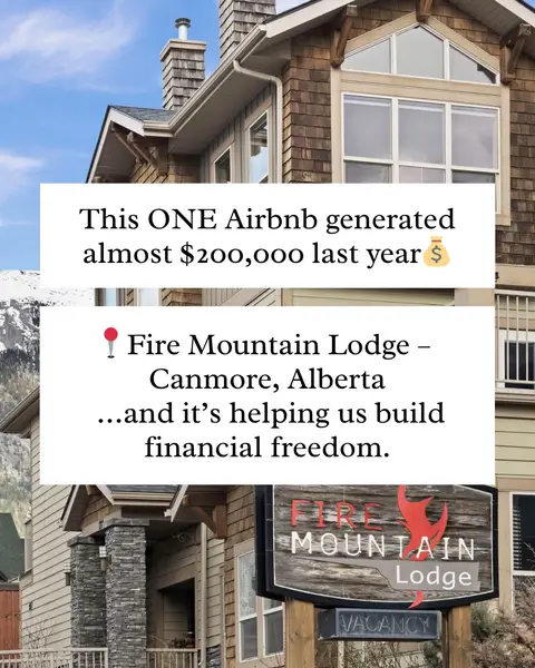 This ONE Airbnb nearly hit $𝟮𝟬𝟬,𝟬𝟬𝟬 𝗶𝗻 𝗿𝗲𝘃𝗲𝗻𝘂𝗲 𝗹𝗮𝘀𝘁 𝘆𝗲𝗮𝗿 🤯 📍 Fire Mountain Lodge – Canmore, Alberta When we bought this 3 bed, 2.5 bath townhome in 2021, the realtor told us it would gross $𝟳𝟬𝗞–$𝟴𝟬𝗞/𝘆𝗲𝗮𝗿. Instead of settling, we went all-in on design, upgrades, and strategy: ✨ New flooring, lighting, bathrooms, & furniture ✨ Unique murals + family-friendly amenities ✨ Premium outdoor deck with BBQ, fire table & mountain views The result?  👉$𝟮𝟮𝟱𝗞–$𝟮𝟱𝟬𝗞 𝗽𝗲𝗿 𝘆𝗲𝗮𝗿 𝗶𝗻 𝗴𝗿𝗼𝘀𝘀 𝗿𝗲𝘃𝗲𝗻𝘂𝗲 👉 𝟵𝟰% 𝗼𝗰𝗰𝘂𝗽𝗮𝗻𝗰𝘆 👉 Mortgage paid off in under 𝟱 𝘆𝗲𝗮𝗿𝘀 (this November 🎉) Here’s the truth: You don’t need 50 Airbnbs to hit financial freedom. You just need the 𝗿𝗶𝗴𝗵𝘁 𝗺𝗮𝗿𝗸𝗲𝘁, 𝘁𝗵𝗲 𝗿𝗶𝗴𝗵𝘁 𝘂𝗻𝗶𝘁 𝘁𝘆𝗽𝗲, 𝗮𝗻𝗱 𝘁𝗵𝗲 𝗿𝗶𝗴𝗵𝘁 𝘀𝗲𝘁𝘂𝗽. This unit is more than just an Airbnb… it’s a 𝗹𝗶𝗳𝗲𝘀𝘁𝘆𝗹𝗲 𝗮𝘀𝘀𝗲𝘁. We use it whenever we want, and it still generates 6 figures while we’re away. 🔥 Want to learn how to build STRs that outperform the market and buy back your time? Comment 𝗔𝗨𝗧𝗢𝗠𝗔𝗧𝗘 and I’ll show you how our STR Operating System makes it possible. #airbnbhost #shorttermrental #airbnbbusiness #airbnbtips #financialfreedom #airbnbproperty #vacationrental #passiveincome