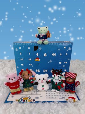 Turning the Holiday vibes up to 100 with our NEW Advent Calendar. It includes 25 individual pieces plus a Birth Certificate on the back with an exclusive mystery offer hidden inside, too! Links in bio. #thestuffyoulove #buildabear #buildabeartiktok #adventcalendar #plushiesoftiktok