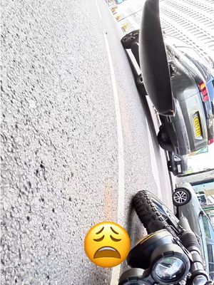 Bikers fault, always 🌚 I’m okay! I got into a crash.. but I made some new pals and handed out some sweets in exchange for a coffee and T-shirt from Represent - Thanks!! 🫶🏻🖤 This was a weird one, I was all over the place. Thanks for your help lads. Appreciate ya!  Love you x . #harveyridesbikes #harvey #preciouscargo #vibes #wholesome    