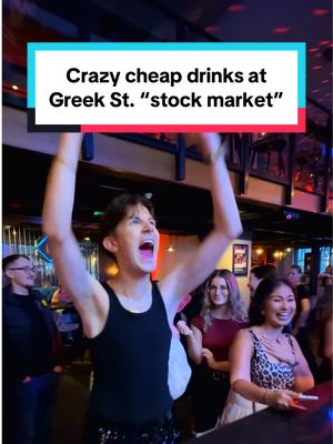 Introducing Stocks on the Rocks to Leeds! Where the drink price is decided by the amount of orders placed at the bar 🍻 Every Friday night on Greek Street, Manahatta transforms into a high-energy live “stock market” - with every order a strategic move! 😲 The drinks that are ordered the most go up in price - and those getting less orders that night… PLUMMET down to crazy cheap. 🤑 If you’re lucky enough to be in the bar during a ‘Market Crash’, every price goes to its lowest of the night - but for five minutes only - so time you’re order right and you’re onto a winner!  It’s an adrenaline-filled way to mix up your Friday night out in Leeds - and one not to miss at @Manahatta Greek street 🔥 #leeds #leedscitycentre #thingstodoinleeds #leedsuni #leedsnight 