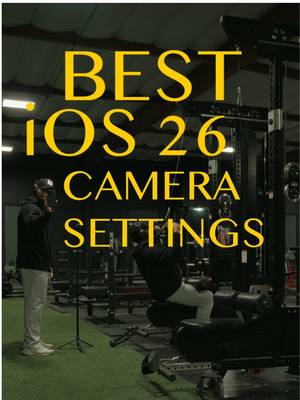 The best camera settings for iOS 26 #iphone #ios26 #cinematic #videography #iphonetips 